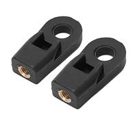 Kuuleyn Copper Motor Control Box, 2pcs Outboard Control Box Cable End Connector ABS Copper Replacement for 3
