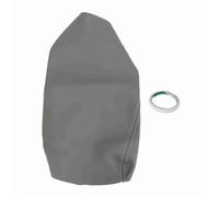 Kuuleyn Cubierta de la caja del reposabrazos de la consola central Reemplazo impermeable de cuero artificial para 2009-2015 (Gris)