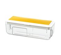 Kuuleyn Cubos de hielo, fabricante de bolas de hielo, bandeja de cubos de hielo con tapa y bin ABS PP PET 48 Molma de fabricantes de cubitos de hielo con cucharada para cóctel