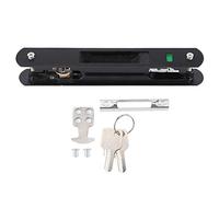 Kuuleyn Datação do porta-corrida, fecho da janela de correr alumínio, fechadura de gancho de porta de janela móvel trava minimalista moderna de um só lado