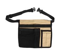 Kuuleyn Delantal de cintura para herramientas de jardín Bolsa de cintura para herramientas de jardín Bolsa de cintura para herramientas Delantal de trabajo Bolsa de cinturón para (Khaki black)