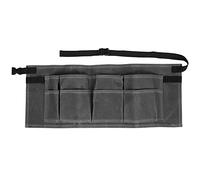 Kuuleyn Delantal de jardinería, bolsa de herramientas ajustable para jardín, cinturón de herramientas para carpintería con múltiples bolsillos para jardín al aire libre (Grise)