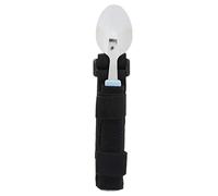 Kuuleyn Elderly Care Spoon,Arthritis Disabled Patient Dining Scoop,Utensil with Auxiliary Strap Adjustable Grip Material Portable Eating Aid for Home Nursing