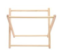 Kuuleyn Foldable Macrame Magazine Rack ,Beech Wood Exquisite Polishing, Easy Install Space-Saving Design Bathroom Decor Home Use Versatile Solution Durable Construction