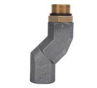 Kuuleyn Fuel Delivery Hose Swivel Joint, Fuel Hose Swivel Connector 360° Rotating Metal Multifunctional Fuel Hose Nozzle Swivel for Fuel Nozzle Multi Plane Fuel Plane Swivel (3/4 inch)