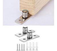 Kuuleyn Guía de Rodillos, 2 Piezas de Acero Inoxidable, Puerta de Granero, Rodillo, guía de Suelo, Accesorios de herrajes para Puertas correderas