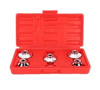 Kuuleyn Herramientas de cambio de aceite varias, herramienta de extracción de filtro de aceite, juego de vasos de filtro de aceite universal de 5 piezas, kit de llave de tapa,