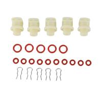 Kuuleyn Kit de conectores para de repuesto para conector de resistente al calor y anillos de silicona