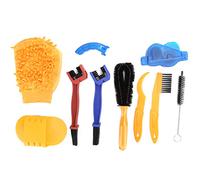 Kuuleyn Kit de limpieza de bicicletas, herramientas de cepillo limpio, limpiador de cadenas de bicicletas, cepillos para máquinas limpias, kit de limpieza de ciclismo, herramienta