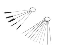 Kuuleyn Kit de limpieza de carburador, herramienta limpiadora de punta de antorcha, chorro de suciedad de carbono para carburador, elimina 10 agujas de limpieza y 5 cepillos, kits