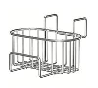 Kuuleyn Kitchen Appliances, Kitchen Essentials, Sponge Holder for Kitchen Sink Stainless Steel Hanging Drain Tray Sink Caddy Organizer for Soap Dispenser Storage Silver