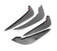 Kuuleyn Labio de Parachoques Trasero Universal para automóvil, Guardabarros con Aletas Laterales, Divisor de Labio de Parachoques para automóvil, Aleta Canard, Accesorio Mejorado (Carbon Fiber