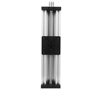 Kuuleyn Linear Actuator,Screw Slide Linear Table Aluminum Alloy 3D Printer Engraving Machine Lead 2mm Black/Silver (250mm)