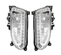Kuuleyn Luz de circulación Diurna Izquierda y Derecha 1 par de Luces de circulación Diurna para Coche, Cubierta de lámpara antiniebla DRL para Santa Fe/IX45 2013-2015