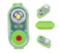 Kuuleyn Luz estroboscópica de Chaleco Salvavidas, Luz de localización automática de supervivientes, LED Litio JHYD-I Agua de mar Autoiluminación Linterna Salvavidas Llamativo atrae la luz (Cian)
