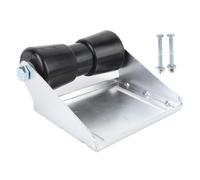 Kuuleyn Marine Trailer Keel Rollers, Marine Trailer Rollers and Brackets, 8 Inch Keel Roller Assembly Kit, Galvanized Steel and Rubber Keel Rollers, Suitable for Small Yachts