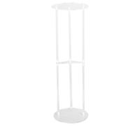 Kuuleyn Mesa de Esquina Redonda Mesa Lateral Transparente de Bebida acrílica pequeña Mesa de Bebida pequeña Minimalista Pequeña Mesa Redonda para Sala de Estar Balcón de Dormitorio