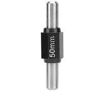 Kuuleyn Micrometer Measuring Tool, Stainless Steel Outside Micrometer Standard Caliper Calibration Block Rod Bar (50MM)