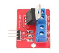 Kuuleyn Módulo de Controlador, 5 uds 3.3V/5V IRF520 MOSFET Módulos de Controlador Salida PWM Tarjetas de conducción Salida 0-24V