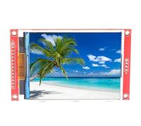 Kuuleyn Módulo de Pantalla LCD, Kit de Placa de Controlador LCD, 1 PC 3.2 Pulgadas 240 * 320 Interfaz periférica en Serie Módulo de Pantalla LCD TFT con Caja de Tarjeta de Memoria(con función táctil)