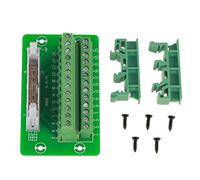 Kuuleyn Módulo de riel DIN, Placa de conexión, IDC26P, módulo de Interfaz de Montaje de 26 Pines y 5 mm, Placa de conexión de Conector Macho