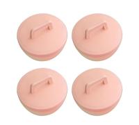 Kuuleyn Molde para huevos al vapor, tazas para cazadores furtivos de huevos, molde para huevos cocidos, multifuncional para evitar que se pegue, cocción rápida, lindo con cepillo (Rosa)