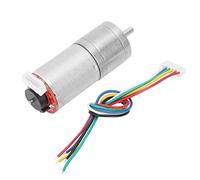 Kuuleyn Motor de reducción de Velocidad del Motor del Engranaje del codificador de CC de 6 V con Placa de código de Velocidad del codificador Adecuado para Robot RC Coche DIY Motor Robot de (200)