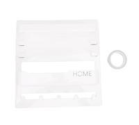 Kuuleyn Organizador de estantes de Montaje en Pared Accesorios Adhesivos para estantes de cabecera con Ganchos Abrazaderas para Cables Dormitorio Almacenamiento en la Pared para