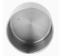 Kuuleyn Paint Brush Cleaner,Oil Painting Supplies,Stainless Steel Oil Painting Cup Double/Single Dipper Palette Container Cup for Drawing (339)
