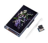 Kuuleyn Pantalla táctil, Pantalla de visualización, Pantalla Hdmi de 4 Pulgadas IPS HD 800 X 480 táctil resistiva DC 5v para Raspberry Pi 3b+/4b