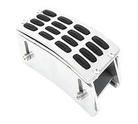 Kuuleyn Pedal del Acelerador del Coche Pedal de Acelerador Aumentado para Coche, reposapiés, Placa de Acelerador, Placa elevadora de Metal Plateado para 07-17