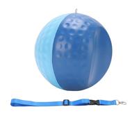 Kuuleyn Pelota de Espuma de Ayuda para Entrenamiento de Golf, Esfera de práctica de Doble Tono, Kit de cordón de Tela Ajustable, con Hoja de guía ilustrada para corrección de (Pequeña)