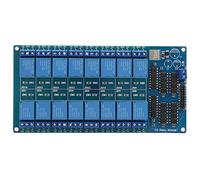 Kuuleyn Placa de Control de relé, Placa de Control de módulo de relé de 16 Canales y 5 V con protección de optoacoplador para módulo de microcontrolador