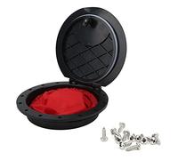 Kuuleyn Placa de Cubierta, Kit de escotilla sellada Redonda de 9 Pulgadas, Cubierta de inspección hermética para embarcaciones de ABS para kayakista, Marinero, Pescador, Accesorio