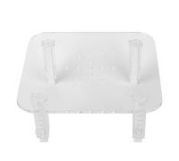 Kuuleyn Protein Skimmer Stand, Acrylic Durable Protein Skimmer Bracket Adjustable Height Separator Heightening Accessories (Small egg skimmer stand)