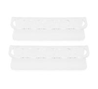 Kuuleyn Refrigerator Vial Holder,Acrylic Space Saving Wall Caddy, 2.5cm Diameter Vial Fridge Storage Organizer Lab Essential Oil Bottle Rack Wall Mounted Clear Holder