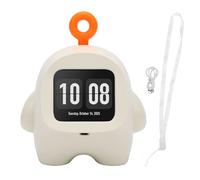 Kuuleyn Robot de Escritorio AI Blanco, Chat de Voz, compañero Interactivo, Reloj Despertador Inteligente, Juguete Colgante electrónico Multifuncional, interacción de Voz (Blanca)