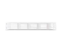 Kuuleyn Rv Vent Cover,Rv Skylight Cover,RV Louvered Vent Cover Leak Proof Side Exhaust Ventilation Cover for Yacht Trailer ABS Wide Inner Wall (White)