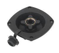 Kuuleyn Rv Water Inlet Replacement,Rv Water Connection Inlet,Rv Wall Mount Water Inlet Pressure Regulated City Water Entry with Quick Connector for Trailer Boat (Black)
