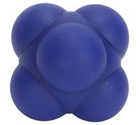 Kuuleyn Silicone Bounce Reaction Ball,HighDensity Material,Portable HandEye Coordination Speed Reflex Training Ball Dynamic Unpredictable Bounces Gym Home Rehabilitation Tools (Cobalt Blue)