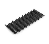 Kuuleyn Soporte de batería 18650, Caja de batería 18650, Resina ABS Soporte de protección de Espaciador de batería de Litio 18650 Soporte de Almacenamiento de celda cilíndrica (Paquete de 10)