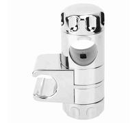 Kuuleyn Soporte de ducha, barra de ducha, soporte de montaje de ducha, soporte deslizante de cabezal de ducha de baño de ABS Soporte de abrazadera ajustable Agujero de 25 mm para inodoros, baños