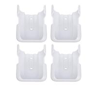 Kuuleyn Soporte para Control Remoto de Aire Acondicionado, 4 Piezas Soporte para Control Remoto Caja de Almacenamiento para Controlador de Ahorro de Espacio montado en la Pared
