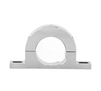 Kuuleyn Steering Column Mount, 2 In Tube Steering Column Bracket 2310000030 Billet Aluminum Steering Column Keyed Anti Drop Mount Replacement for Chevy (Silver)