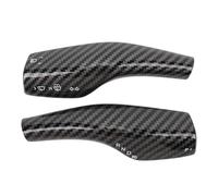 Kuuleyn Steering Wheel Gear Shift Cover, Protective Trim Interior Accessories, 1 Pair Steering Lever Cover Deformation Proof Decorative Protective Gear Shift Lever Cover for Vehi lossy Carbon