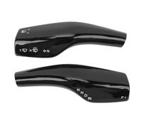 Kuuleyn Steering Wheel Gear Shift Cover, Protective Trim Interior Accessories, 1 Pair Steering Lever Cover Deformation Proof Decorative Protective Gear Shift Lever Cover for Vehi right Black)