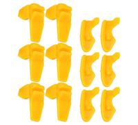 Kuuleyn Tire Machine Guard, Tire Changer Plastic Insert, 6 Pairs Tire Machine Mount Demount Duck Heads Inserts Wheel Rim Protector for Tyre Changer Machine