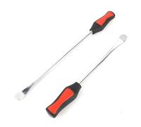 Kuuleyn Tire Tools, Steel Tire Spoons Tool Set, 2pcs Tire Spoons 11.81in 14.57in Carbon Steel Ergonomic Handle Motorcycle Tire Changing Lever for Dirt Bike