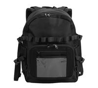 Kuuleyn Tool Backpack, Rugged Polyester Jobsite Backpack,Tool Backpack Heavy Duty 1680D Oxford Fabric Water Proof Hard Wearing Electrician Tool Bag for Plumber Repair Worker