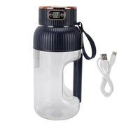 Kuuleyn Vaso Exprimidor Portátil, Mini Licuadora De Viaje, Plástico 150W 1200ml Mezclador De Jugo Personal Recargable Multifuncional para Gimnasio, Hogar, Oficina, Deportes Al (Azul)
